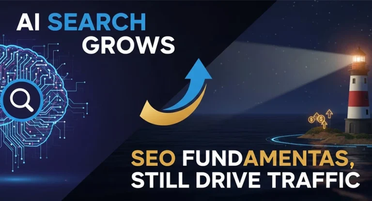 رشد جستجوی هوش مصنوعی جدی است، اما مبانی سئو همچنان پیشران اصلی ترافیک هستند